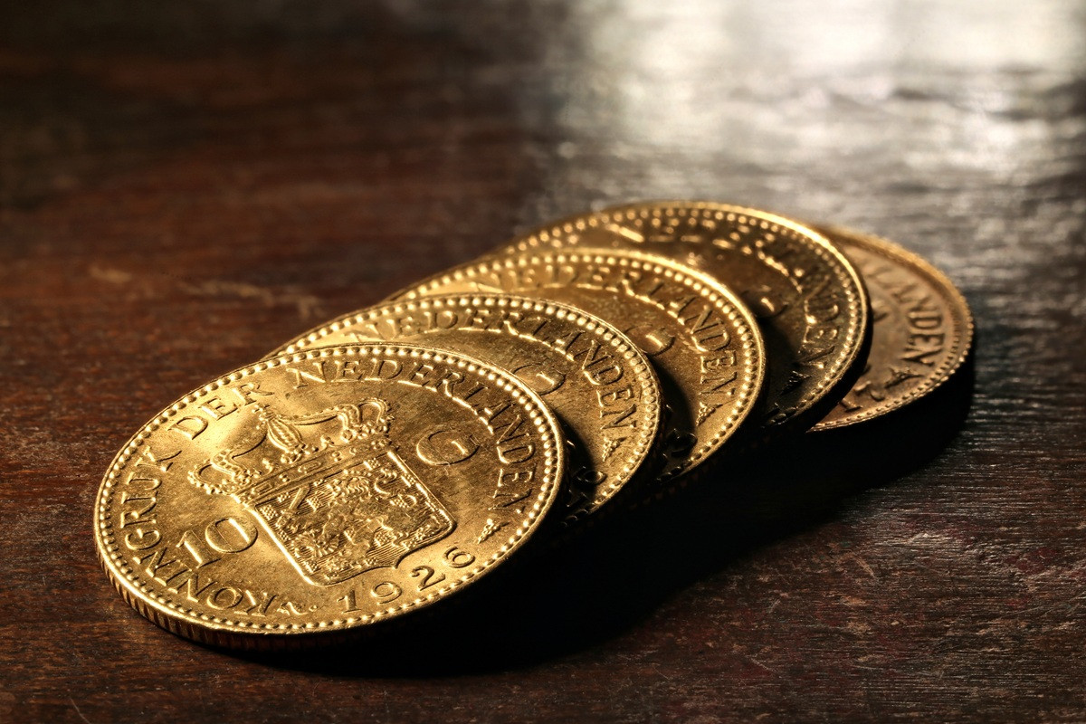 Gouden munten en box 3